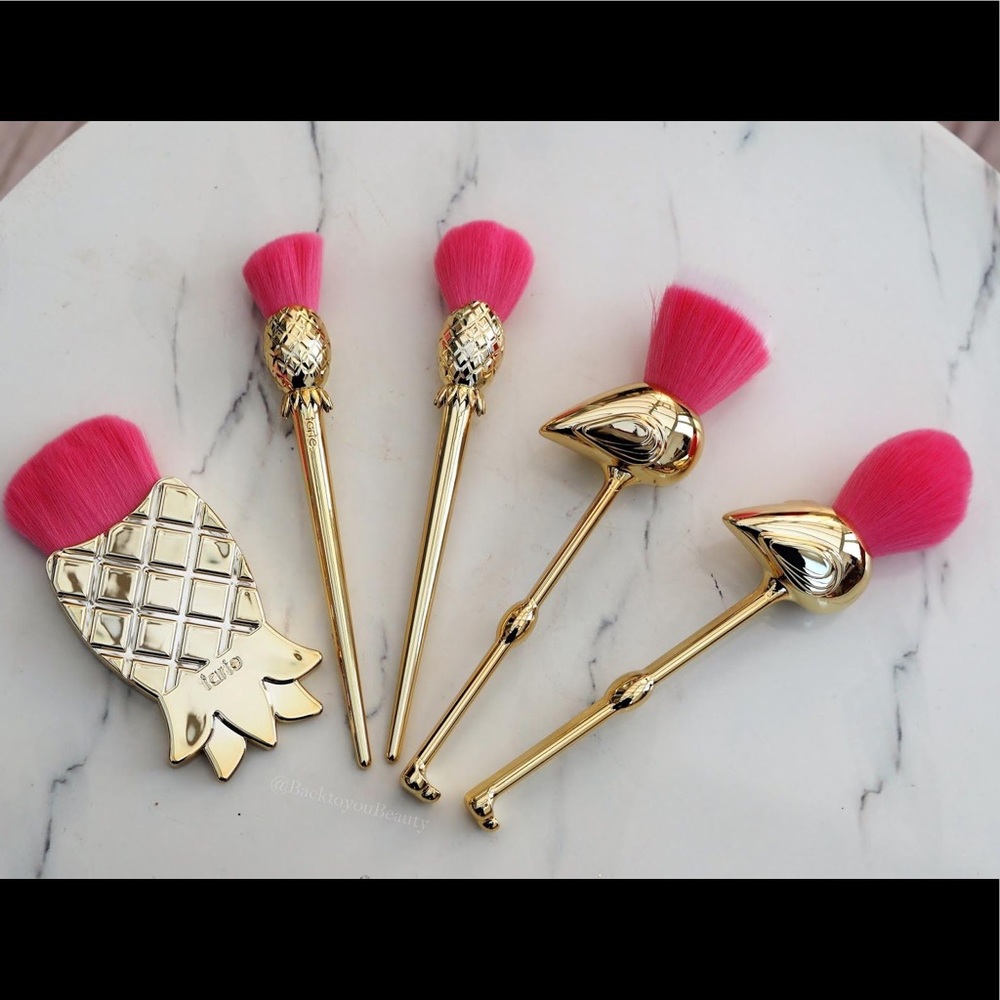 🦩Let’s Flamingle Makeup Brush Set | Tarte🦩